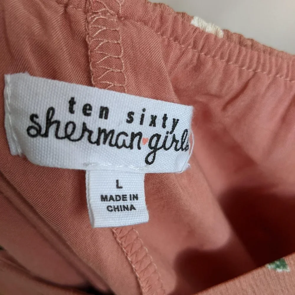 Ten Sixty Sherman Girl Flower Summer Dress size: girl L